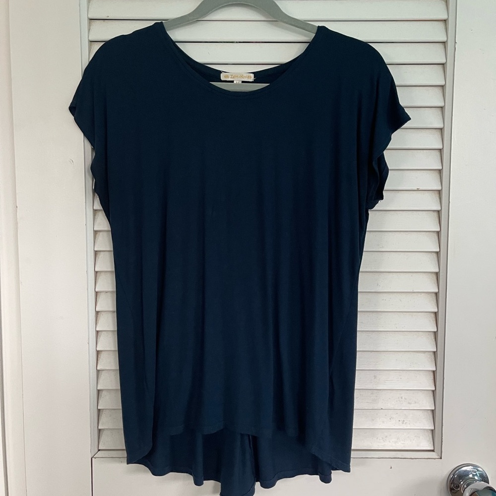 Zen-Knits blue blouse